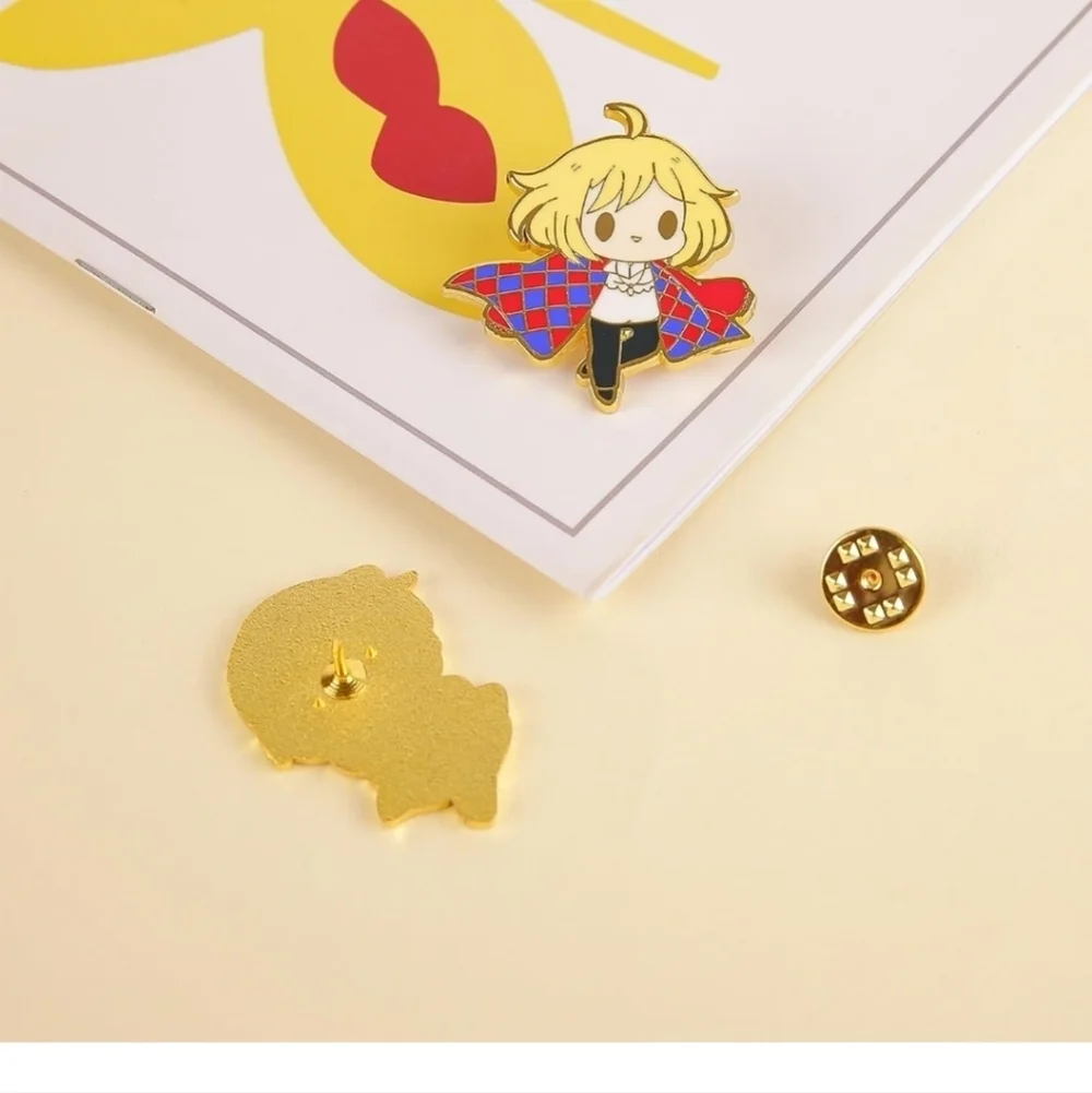 Anime Character Enamel Pin Set - Chibi Style studio Ghibli Disney howls moving